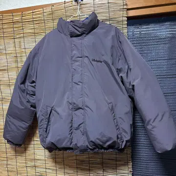 XLARGE 브라운 퍼플 리버서블 다운 자켓 L 사이즈