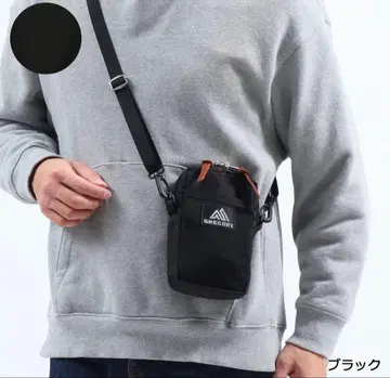 GREGORY 블랙 숄더백