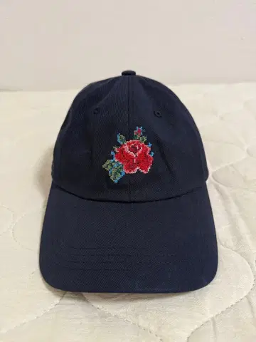 POPPY 아사기니요 캡 플라워 네이비