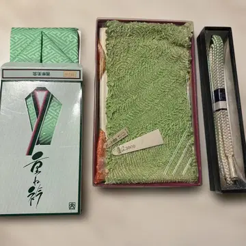 성인식 후리소데 예복용(미사용품) 오비아게 오비시메 무네카라 3종 세트