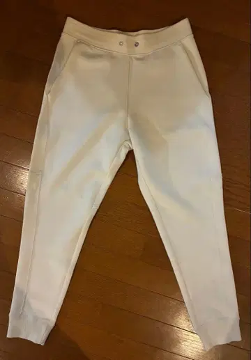 유니클로+J 스웨트 팬츠 화이트 M 사이즈