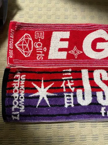 E-girls EXILE 타월 T셔츠