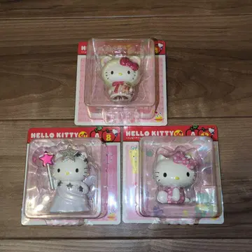 헬로키티 해피 복권 Happy 복권 A상 피규어 3체 세트