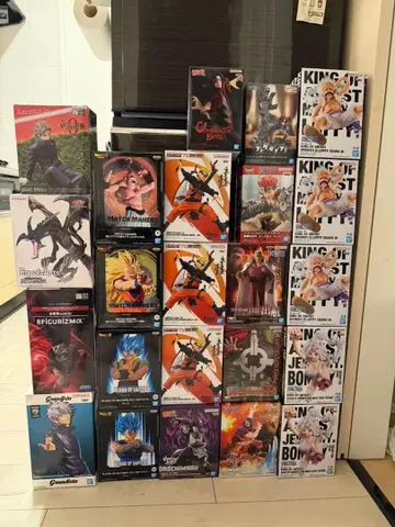 최신 애니메이션 프라이스 피규어 23개 점프계 피규어 묶음 판매