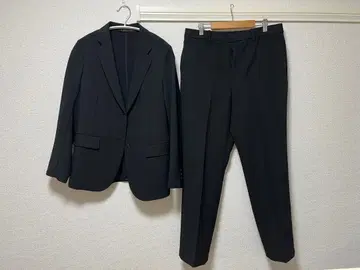 유니클로 블랙 수트 셋업 2버튼 M사이즈 XL사이즈