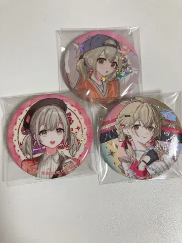 프로세카 감사제 니코니코초카이기 아즈사와 코하네 캔뱃지 3종 세트