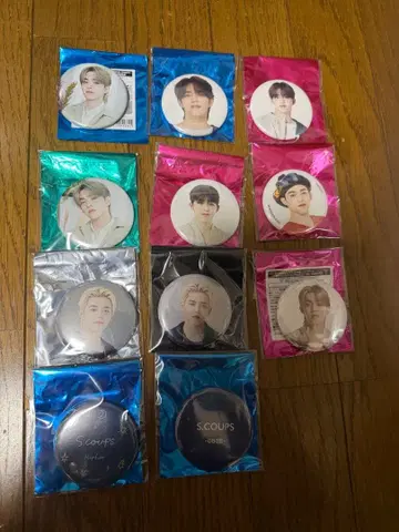 SEVENTEEN 세븐틴 세부치 카페 CAFE 캔뱃지 에스쿱스