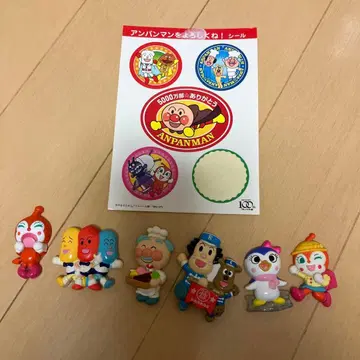 호빵맨 마그넷 7개와 스티커