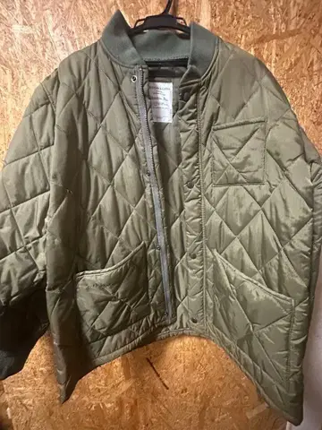 올리브 퀼팅 자켓 REGULAR X-LARGE