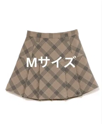 andmary Coco check mini pleats skirt