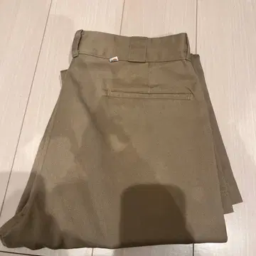 치비 택 Dickies 베이지 워크 팬츠 34 28