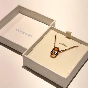 Swarovski 목걸이 골드 핑크 골드