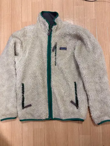 patagonia 플리스 자켓 남성용 S 크림