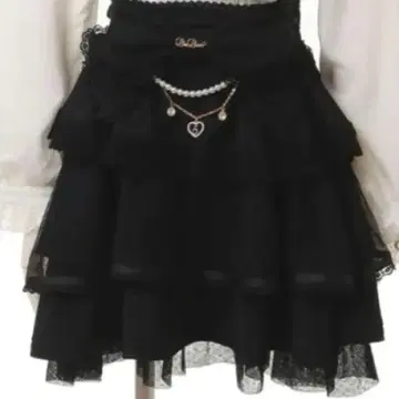 리즈리사 빅 리본 캉캉 스커트