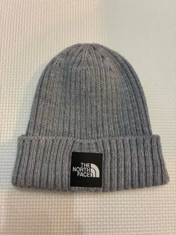 THE NORTH FACE 그레이 니트 모자
