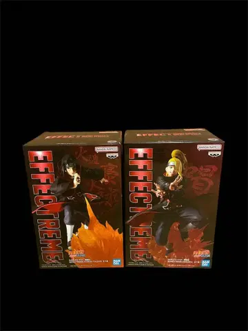 NARUTO EFFECTREME 우치하 이타치 데이다라 피규어 세트