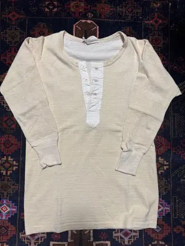 50s 프랑스군 헨리넥 T셔츠 프렌치 밀리터리