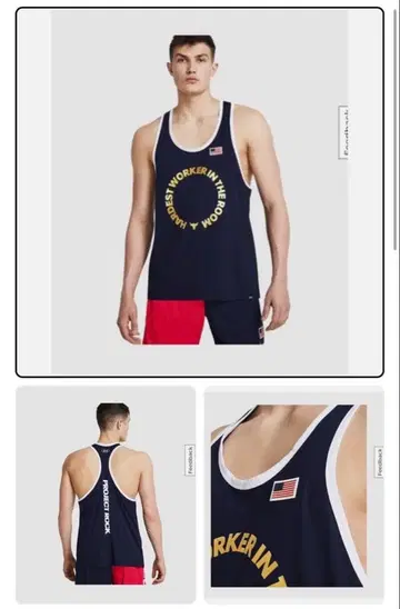 [ 새상품 ] 언더아머 Project Rock 시리즈 탱크탑 S
