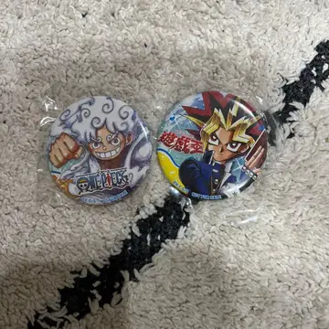 유희왕과 ONE PIECE 루피 캔뱃지