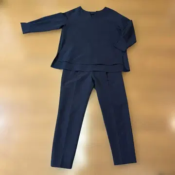 네이비 긴팔 셋업 팬츠