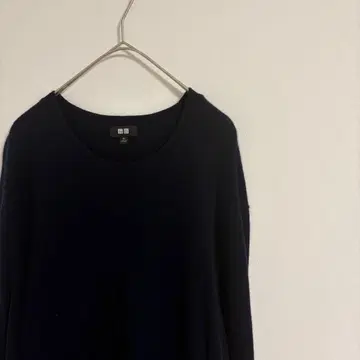 새상품급! UNIQLO 캐시미어 크루넥 스웨터 네이비 XL 사이즈