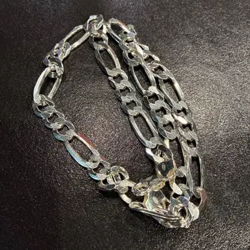 실버원 실버 925 피가로 목걸이 너비 10mm 50cm