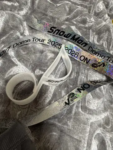 Snow Man ON 은색 테이프 음표