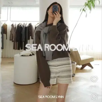 SeaRoomlynn VOLUME 맨투맨 숏 풀오버 트레이닝복