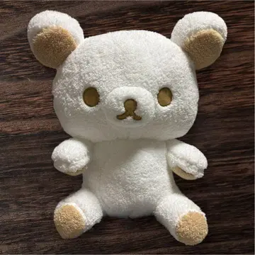 리락쿠마 화이트칼라 봉제 인형 XL 프리미엄