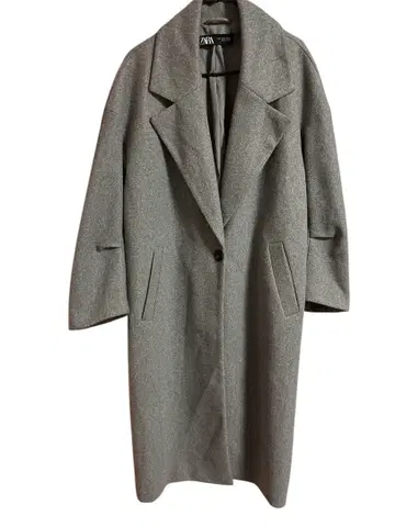 ZARA 그레이 롱 코트 S 사이즈