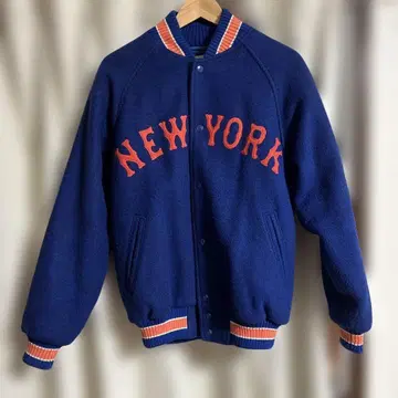 NEW YORK Metz 울 바시티 자켓