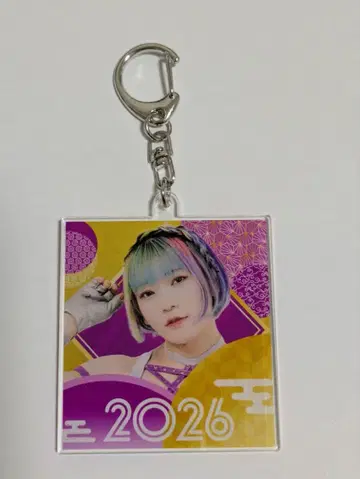 도쿄 여자 프로레슬링 서예 아크릴 키링 복권 '26 엔도 아리스