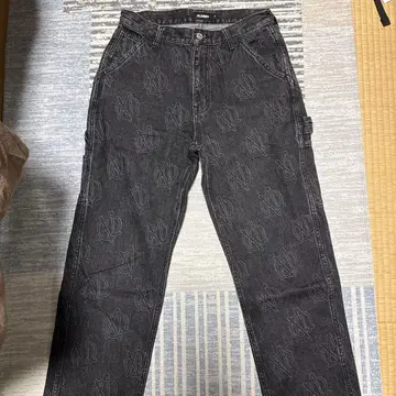 XLARGE 블랙 데님 팬츠 30