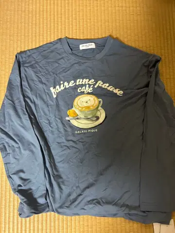 GELATO PIQUE 카페 프린트 파자마 세트