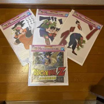 드래곤볼 1번 복권 다이컷 비주얼 보드 4장 세트