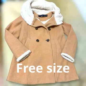 MAJESTIC LEGON 보아 자켓 코트 핑크 베이지 계열