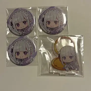 Re: 제로에서 시작하는 이세계 생활 에밀리아 캔뱃지