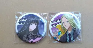 SAKAMOTO DAYS 남코 캔뱃지 카미가마에 다이부츠 2종 세트