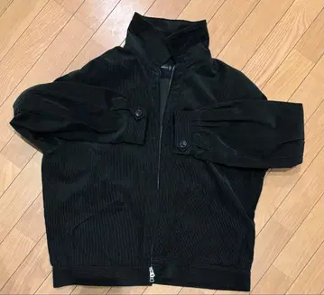 Upstage Audience 블랙 코듀로이 자켓