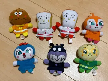 호빵맨 캐릭터 봉제 인형 8체 세트 손가락 인형