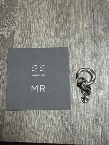 mimi33 실버 후크 귀찌 MR.