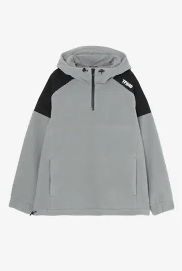 [ 새상품급 ] TFW49 후디 하프 지퍼 블루종 XL