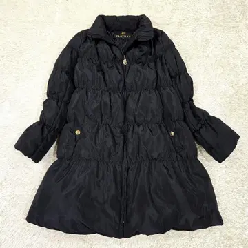 새상품급 CLATHAS 클레이사스 블랙 다운 자켓 까멜리아 버튼