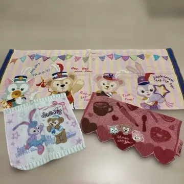 캐릭터 타월 세트 StellaLou Duffy 3개