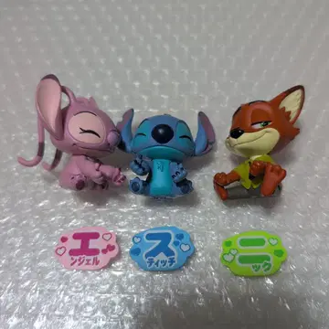 디즈니 가챠가챠 최애찬 마스코트 엔젤 스티치 닉