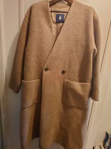 michel beaudouin 베이지 롱 코트