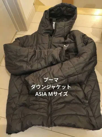 PUMA 블랙 다운 자켓 M