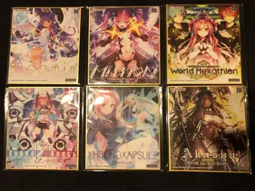 SOUND VOLTEX 복권 C상 D상 미니 색지 캔뱃지 총 8점