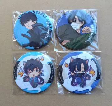 SAKAMOTO DAYS 남코 캔뱃지 세바 나츠키 세바 마후유 4점 세트