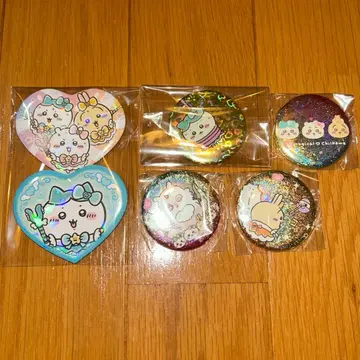 마법소녀 치이카와 하트 캔뱃지 하치와레 토끼 세트